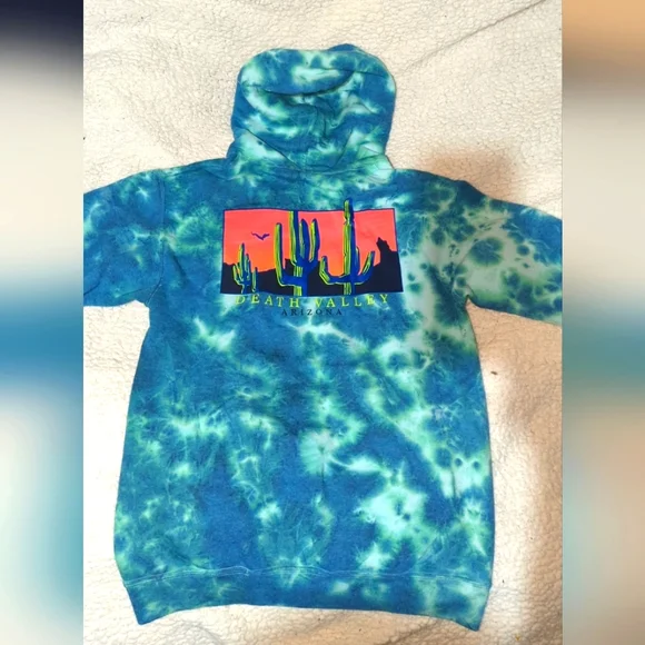 Death Valley Arizona Tie dye hoodie - Picture 3 of 4